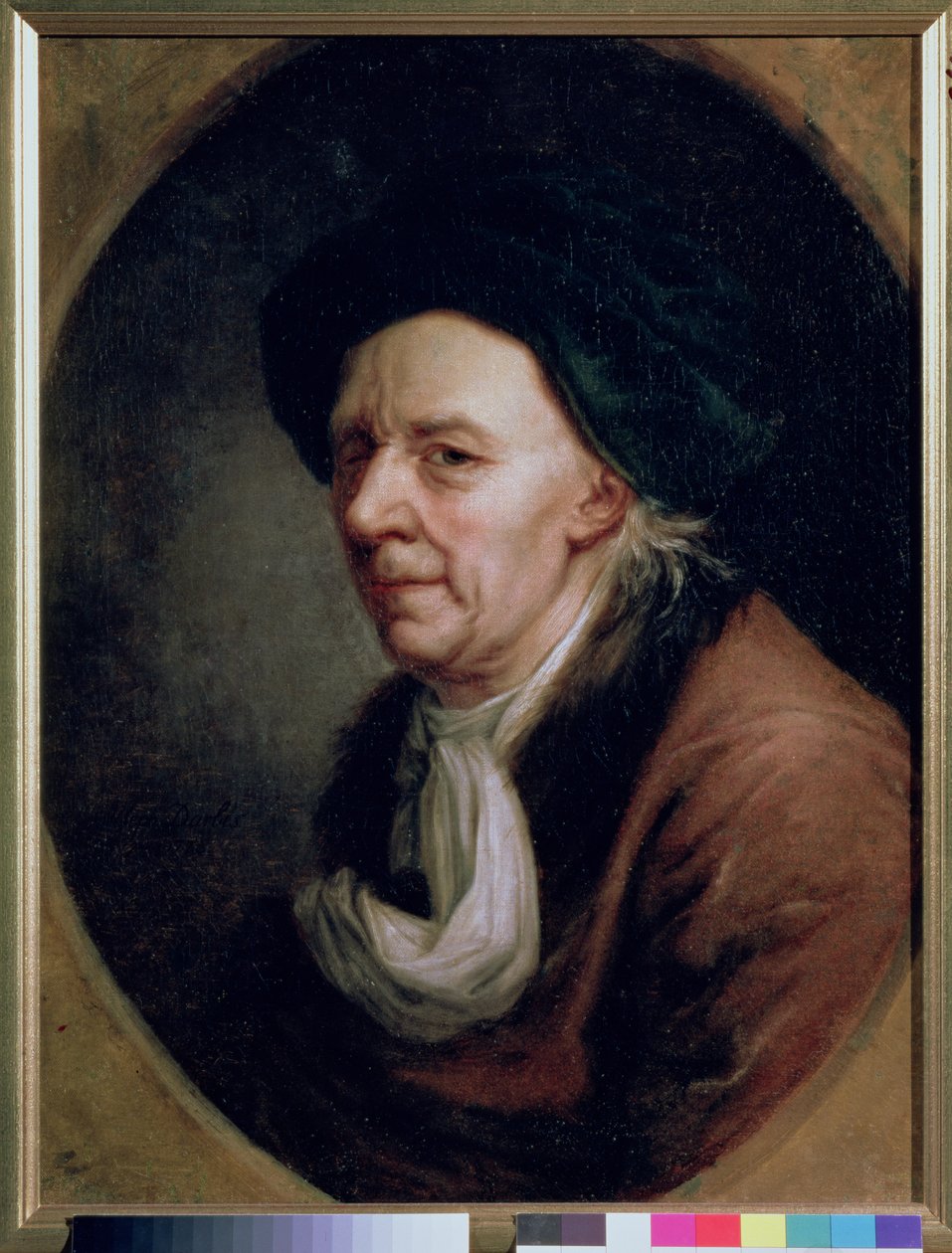 Portrett av matematikeren Leonard Euler (1707-83) av Joseph Friedrich August Darbes