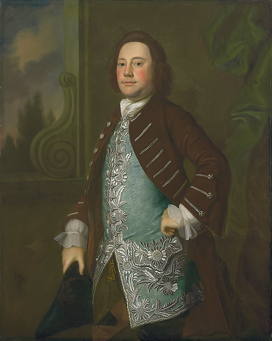 Portrett av en gentleman, ca. 1760 av Joseph Jonathan Blackburn