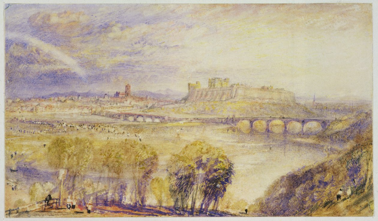 Carlisle, ca. 1832 (wc på vevd papir) av Joseph Mallord William Turner