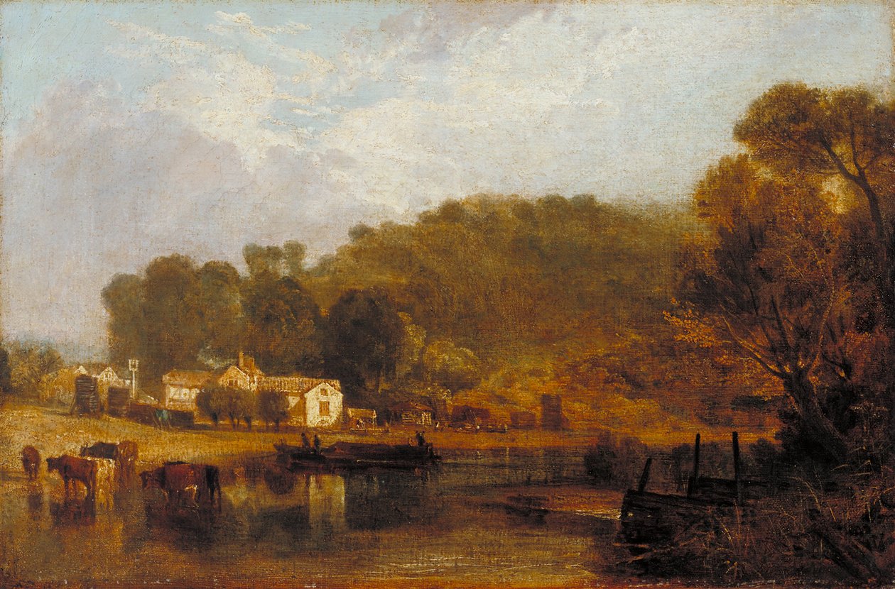 Cliveden på Themsen av Joseph Mallord William Turner