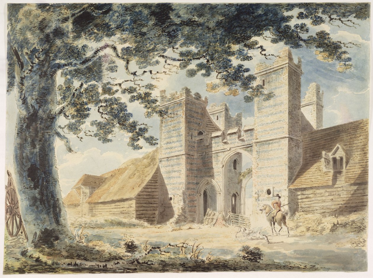 Dent de Lion, Margate, ca. 1791 (wc over grafitt med penn og blekk på papir) av Joseph Mallord William Turner