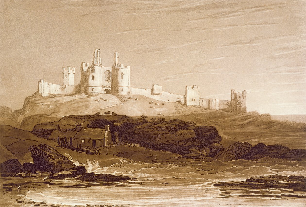 F.14.I Dunstanborough Castle, fra 
