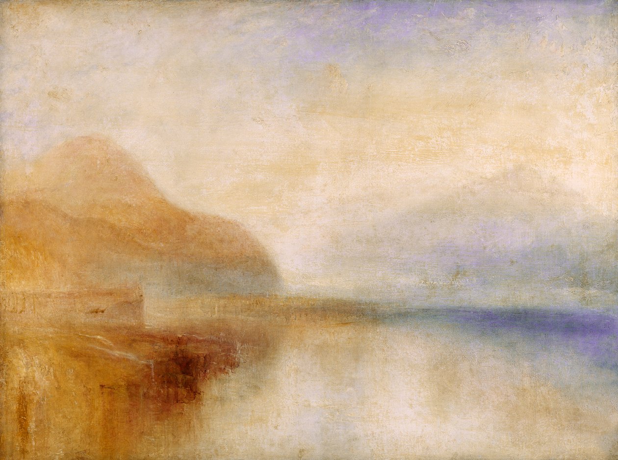 Inverary Pier, Loch Fyne, Morning, ca. 1840-50 av Joseph Mallord William Turner