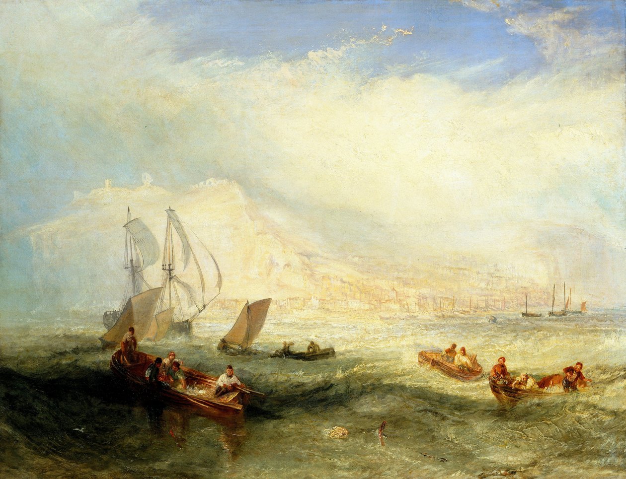 Line Fiske, Off Hastings av Joseph Mallord William Turner
