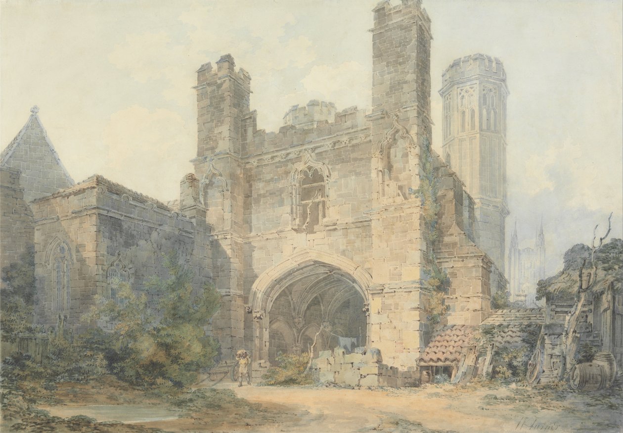 Saint Augustines Gate, Canterbury av Joseph Mallord William Turner
