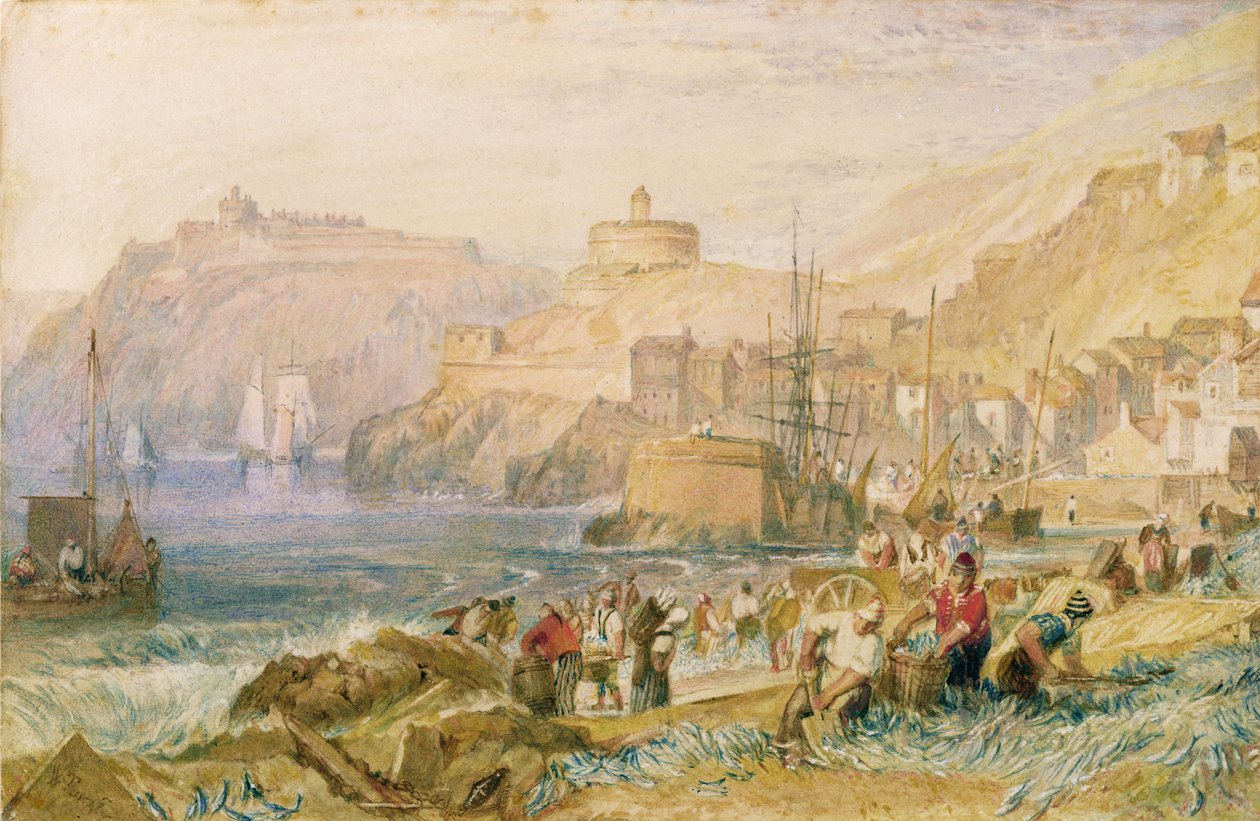 St. Mawes, Cornwall, ca. 1823 av Joseph Mallord William Turner
