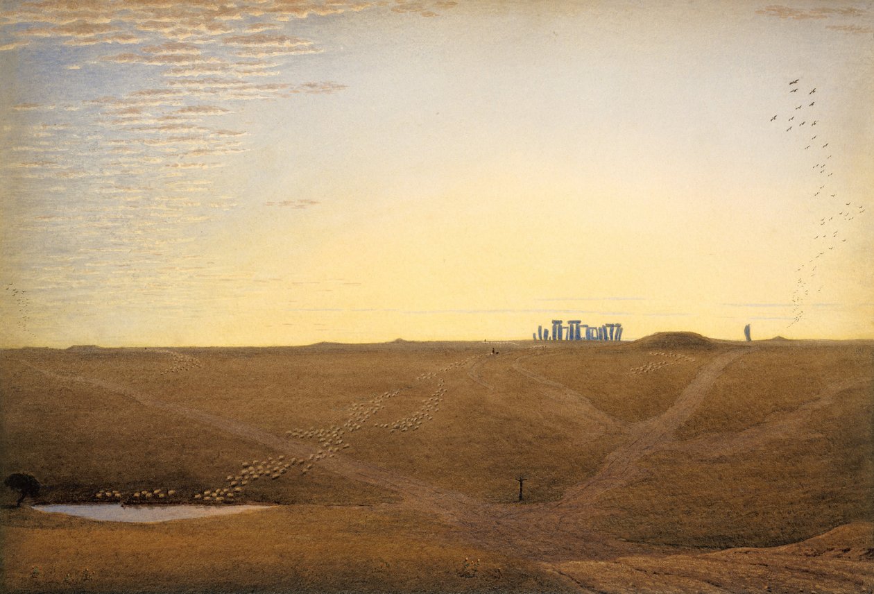 Stone henge av Joseph Mallord William Turner