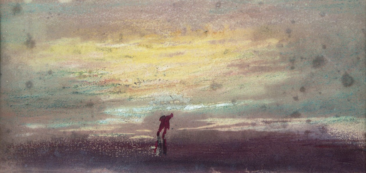 Studie av sollys (akvarell) av Joseph Mallord William Turner