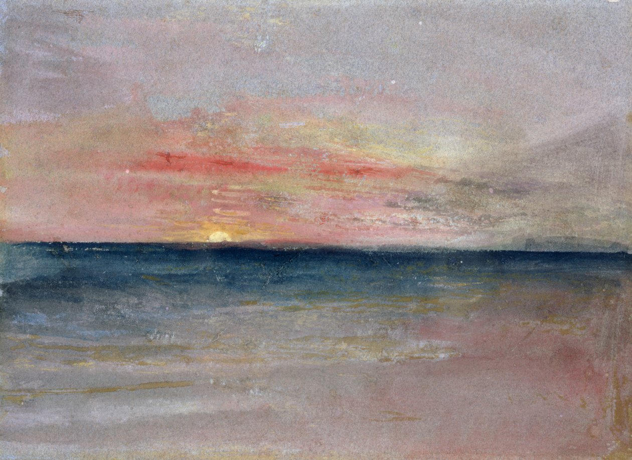 Solnedgang av Joseph Mallord William Turner