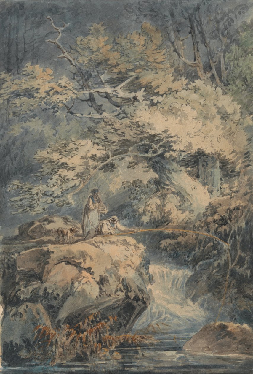 The Angler av Joseph Mallord William Turner