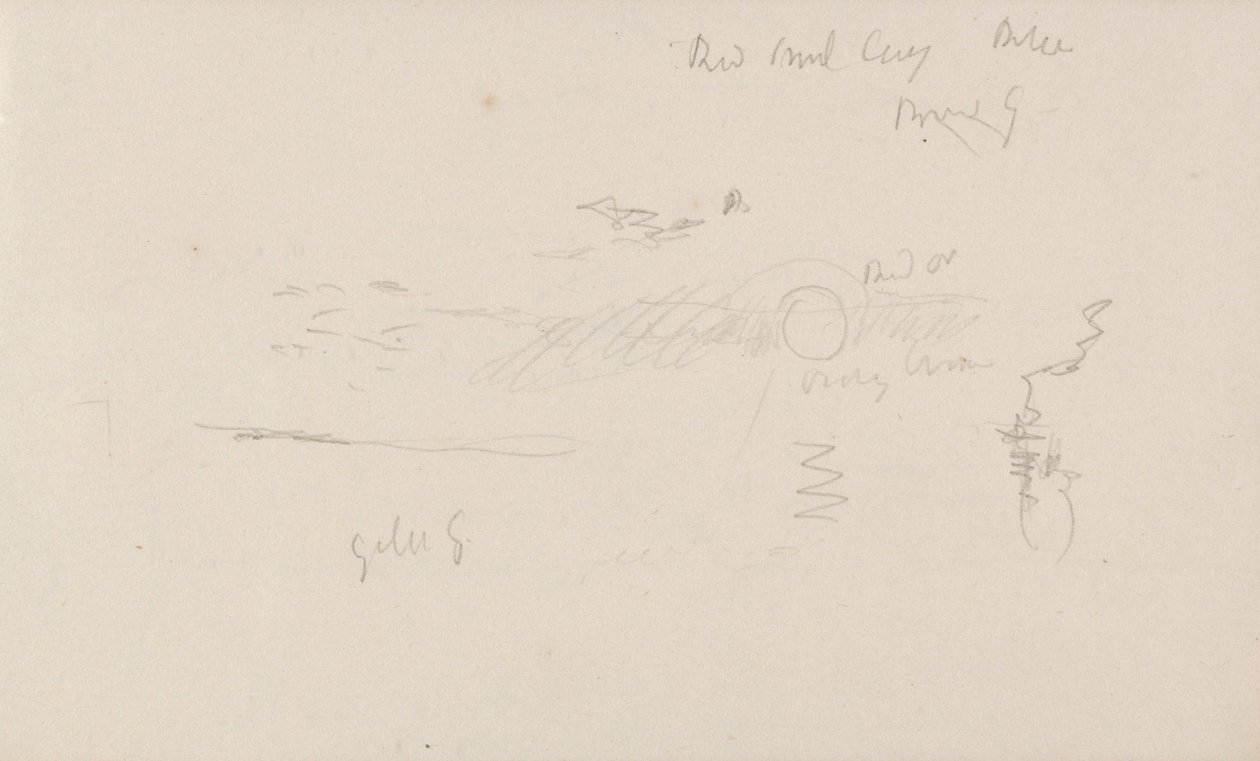 The Channel Sketchbook av Joseph Mallord William Turner