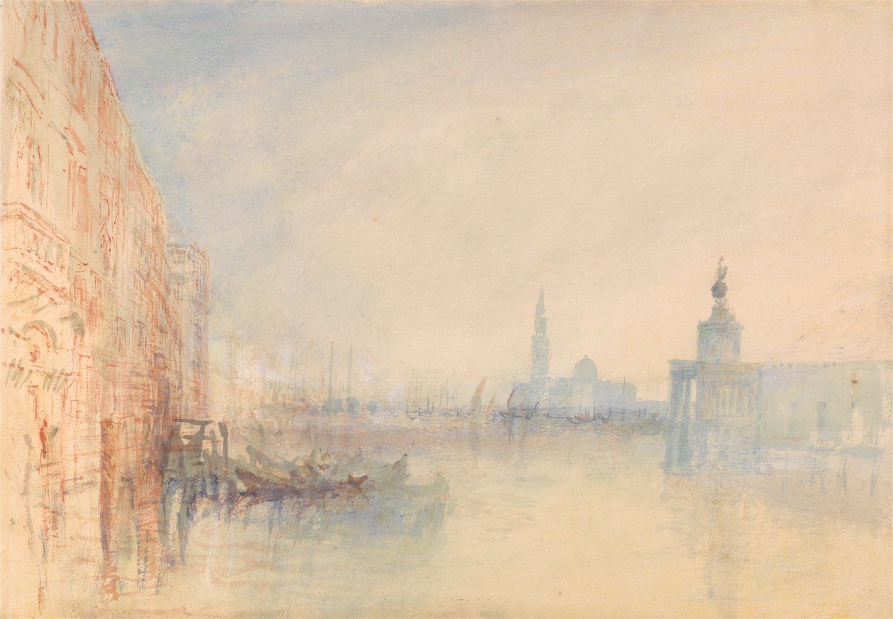 Venezia, munnen på Canal Grande av Joseph Mallord William Turner