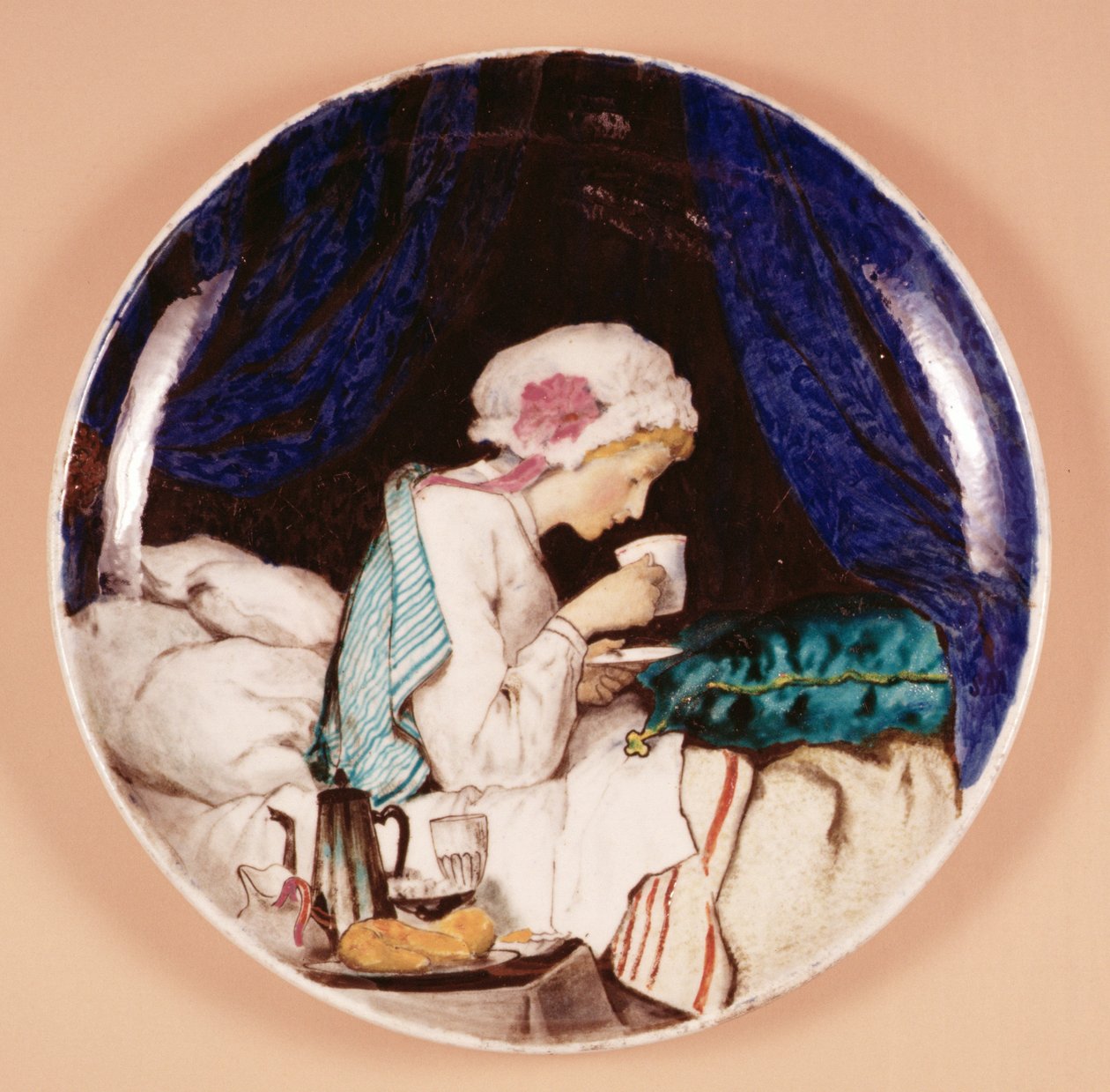 Fat, ca. 1867 (emaljert keramikk) av Joseph Theodore Deck