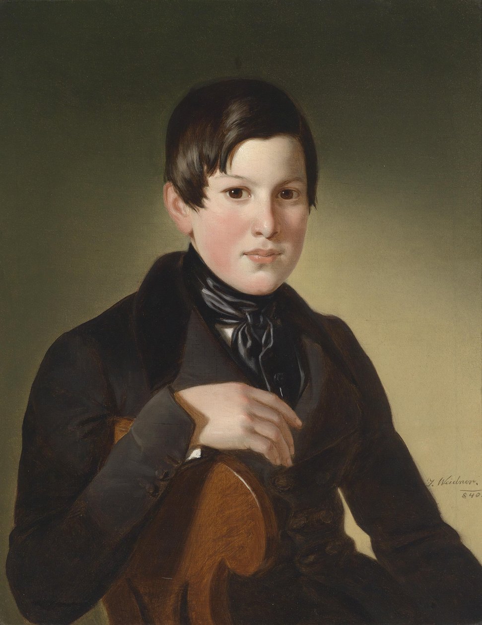 Portrett av en gutt av Joseph Weidner