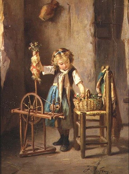 Ved snurrehjulet av Joseph Athanase Aufray