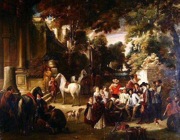 Fete Champetre (olje på lerret) av Joseph Anne Leroy