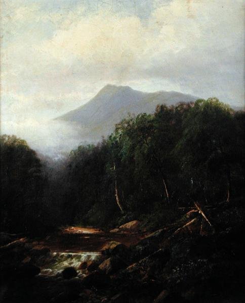 Landskap (olje på lerret) av Joseph Antonio Hekking