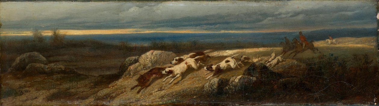 Fuchsjagd av Joseph Beaume