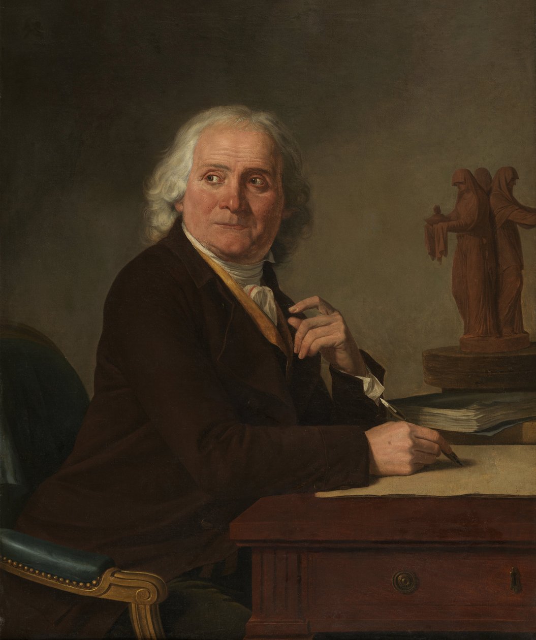 Portrett av Jean Rameau, 1793. av Joseph Benoît Suvée
