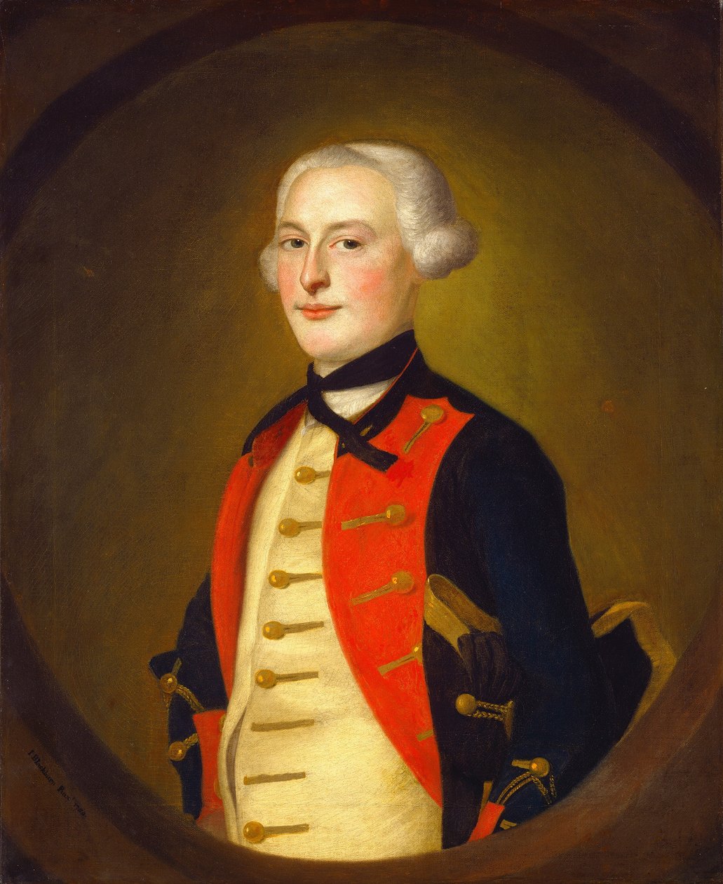 En militæroffiser av Joseph Blackburn