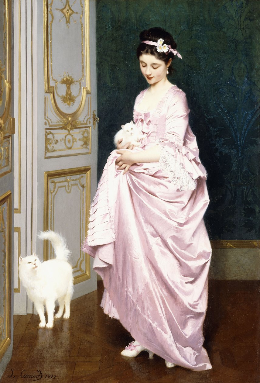 Feline Affection, 1872 av Joseph Caraud