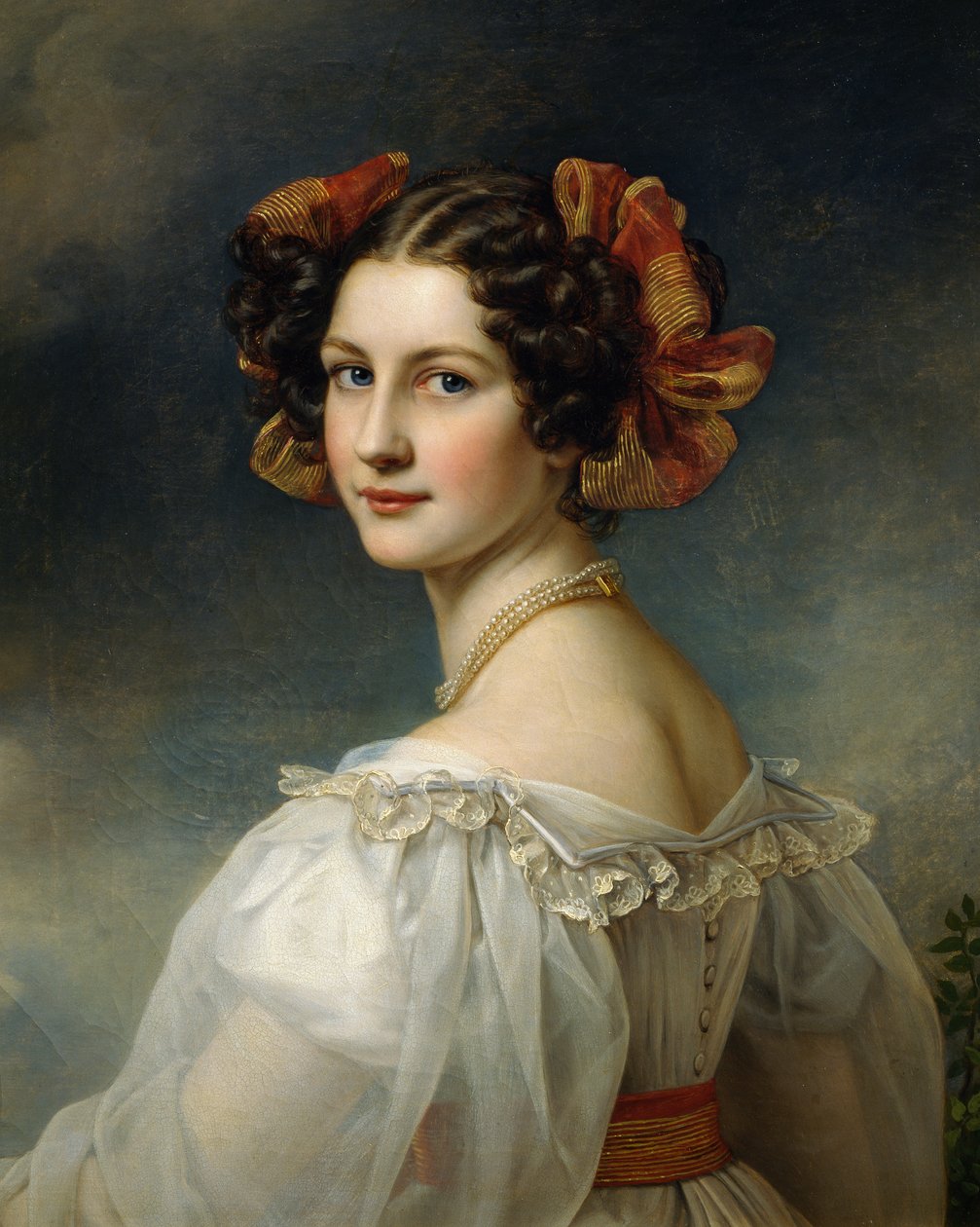 Portrett av Auguste Strobl av Joseph Carl Stieler