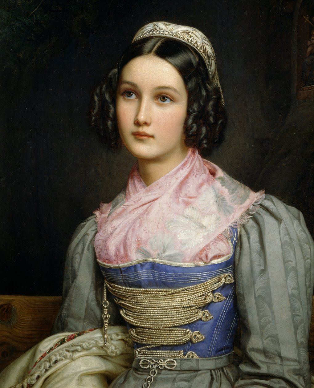 Portrett av Helene Sedelmayer av Joseph Carl Stieler