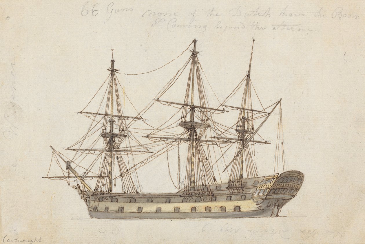 Sixty-six Guns: Single Fregate av Joseph Cartwright