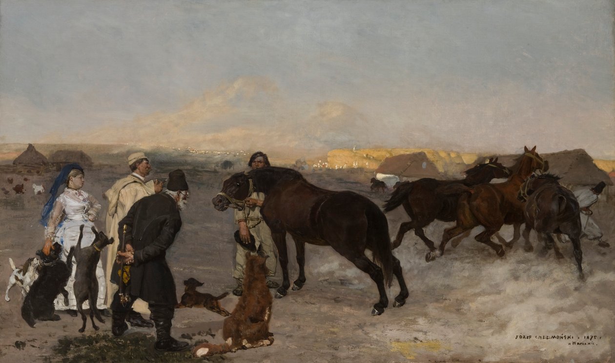 På gården av Joseph Chelmonski
