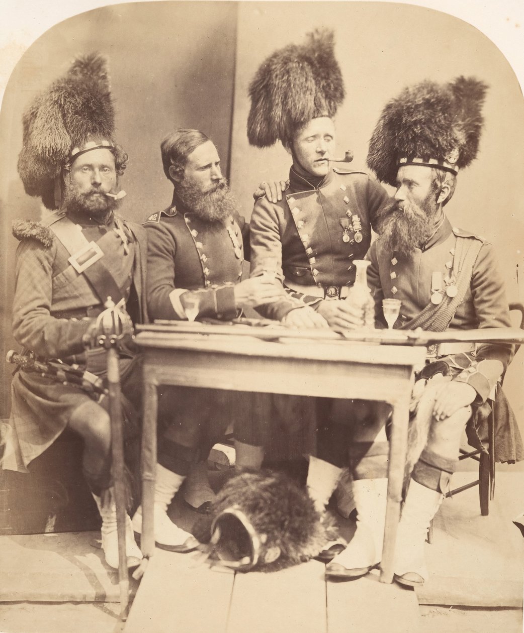 Highlanders, 1856. av Joseph Cundall