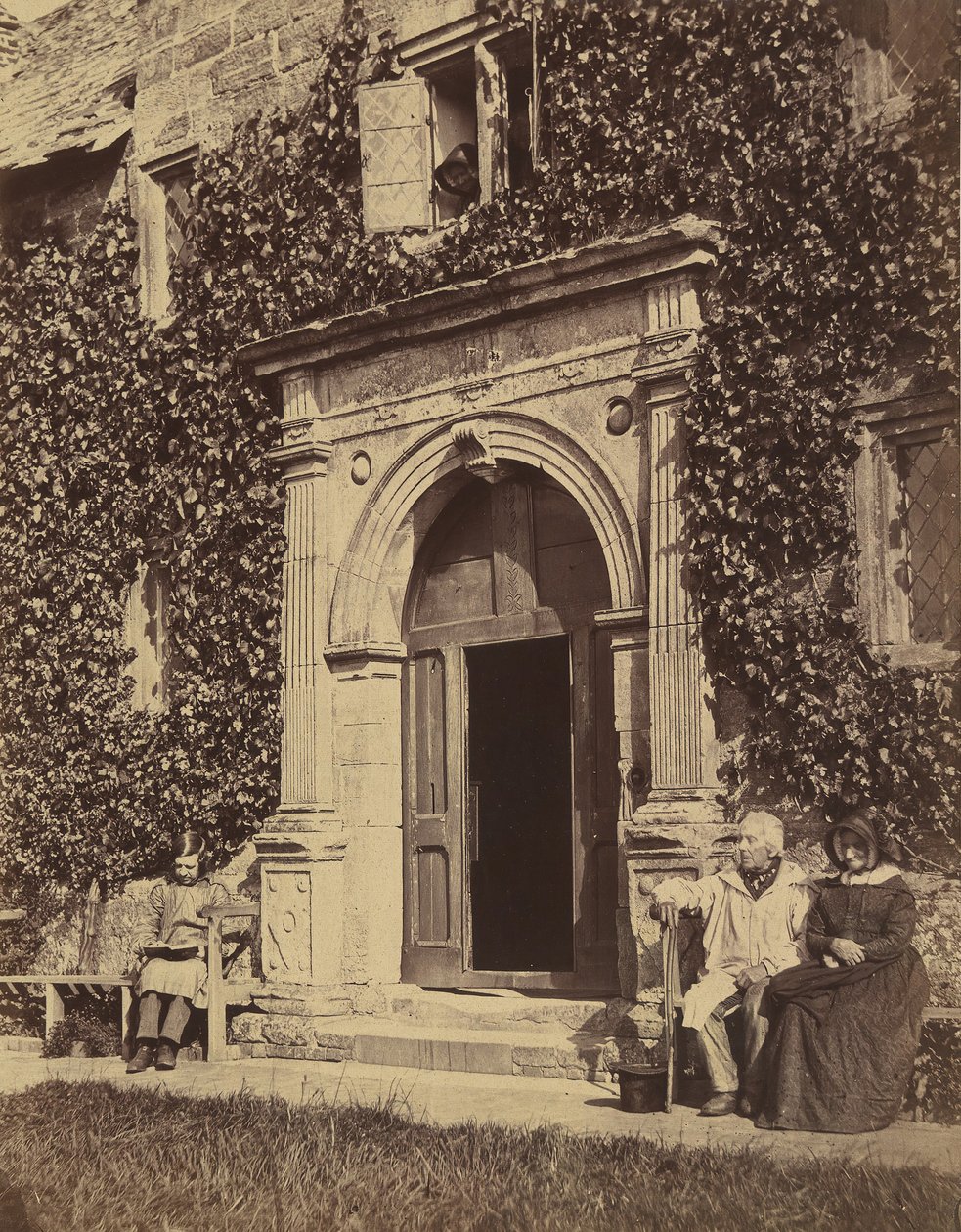 Almuhuset, 1855. av Joseph Cundall