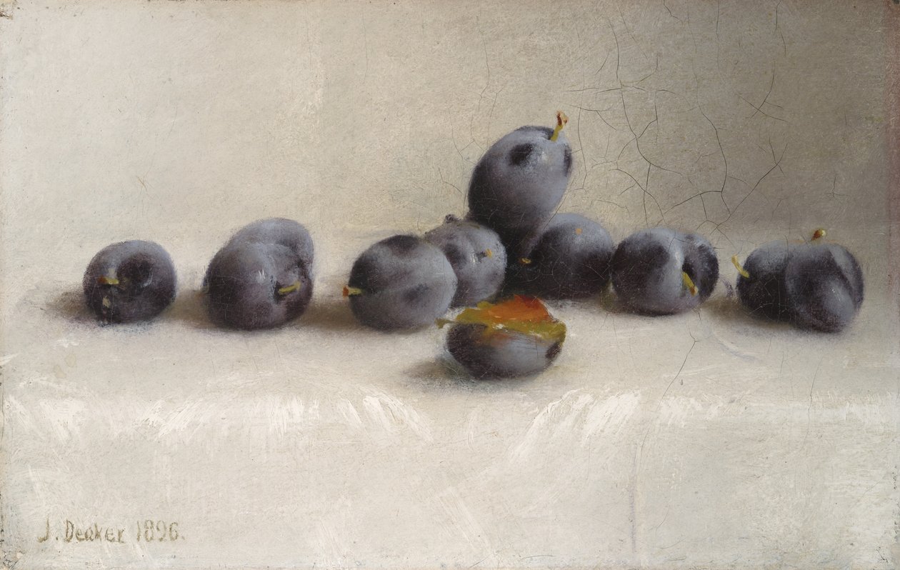 Tolv plommer, 1896 av Joseph Decker