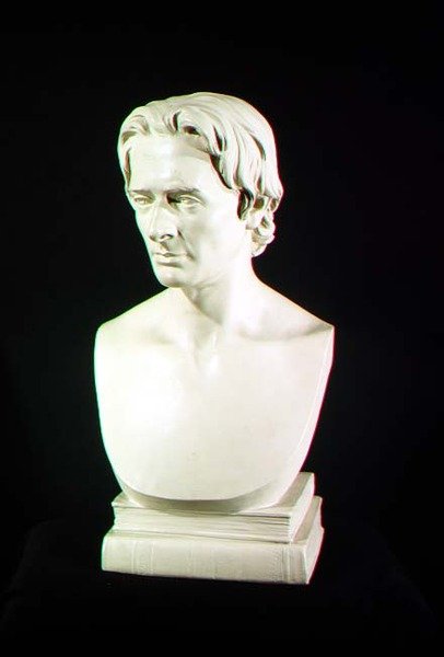 William Hazlitt (1778-1830) (gipsavstøpning) av Joseph Durham