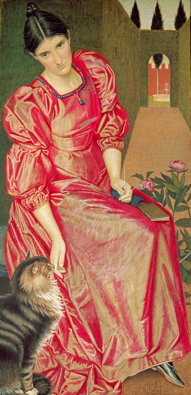 Den lukkede hagen, 1898 (wc) av Joseph Edward Southall