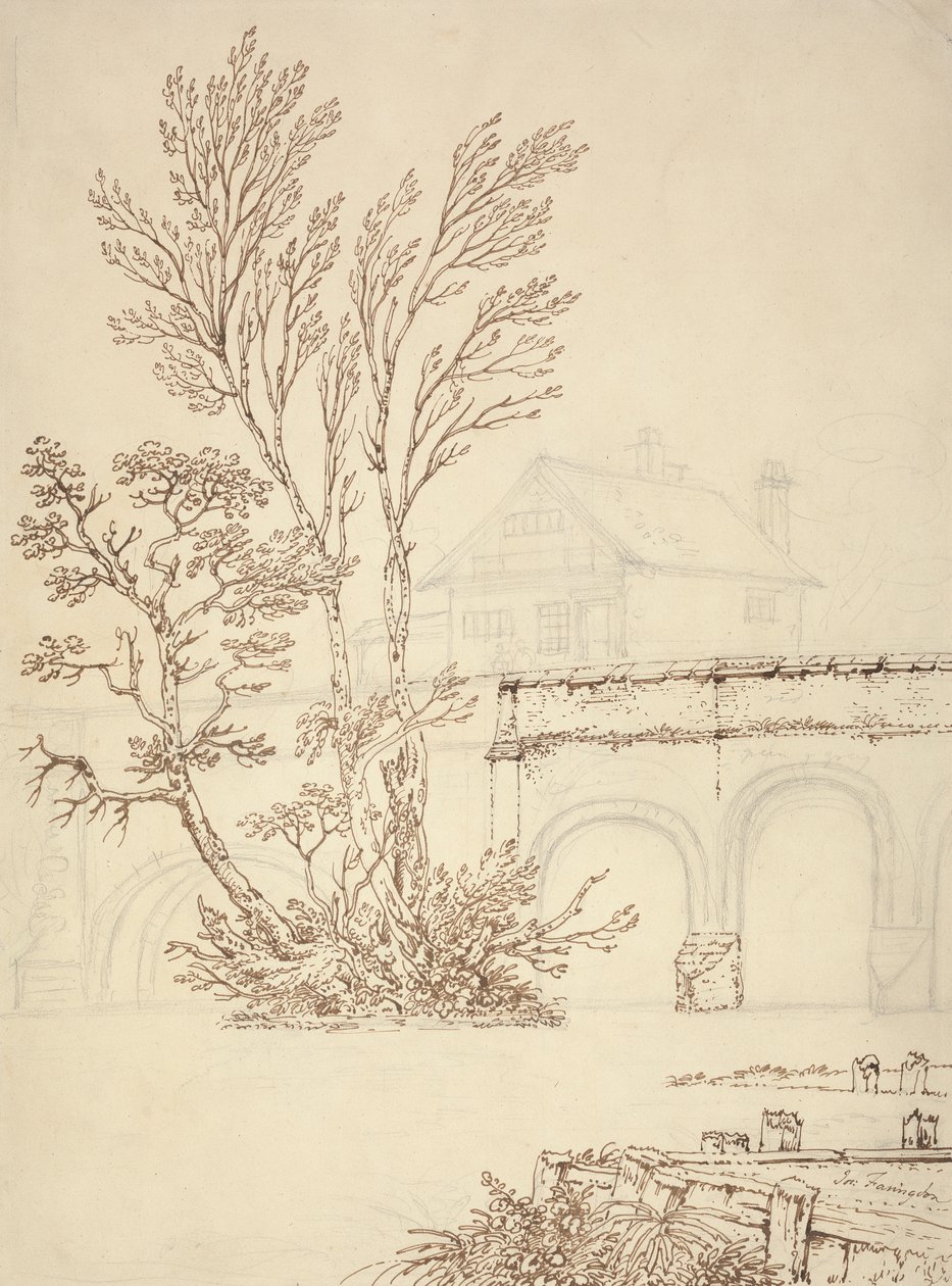 Caversham Bridge, Reading av Joseph Farington