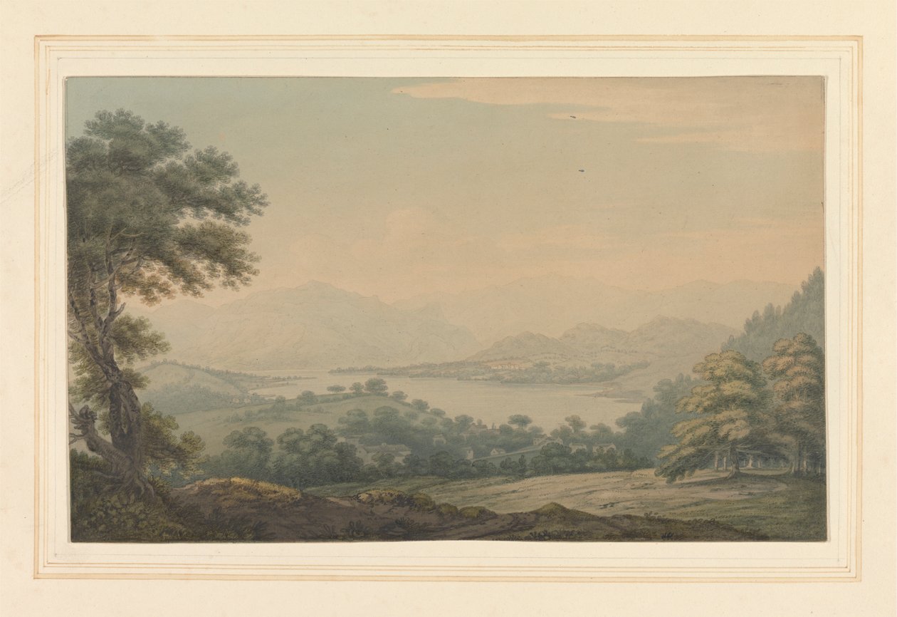 Nedre enden av Ullswater av Joseph Farington