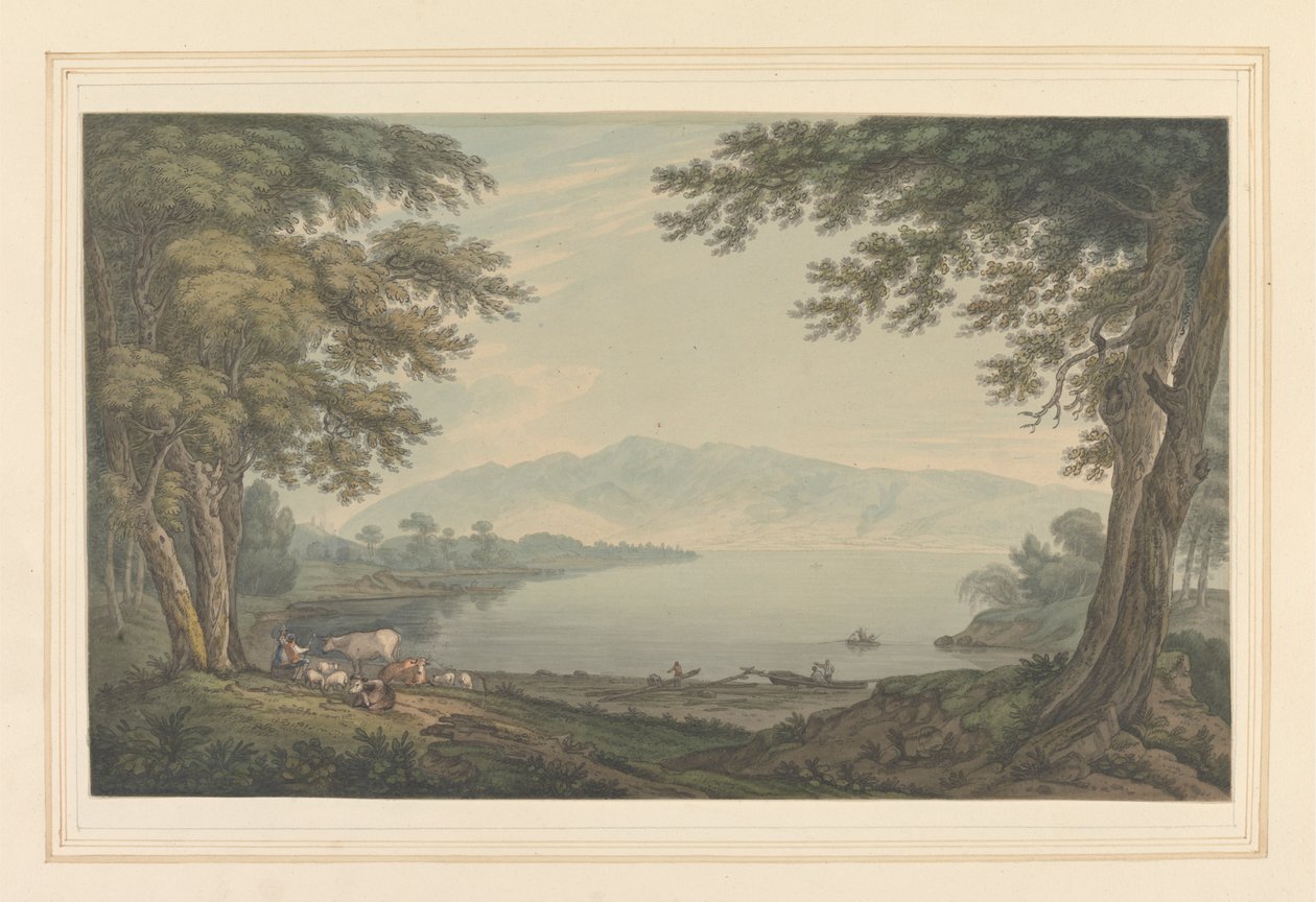 Skiddaw & Derwent vann av Joseph Farington