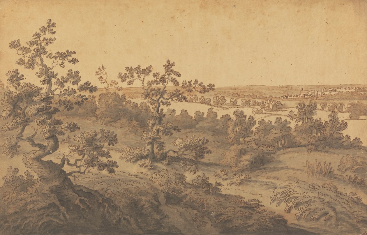 Utsikt over Windsor av Joseph Farington