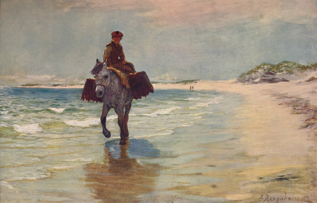 På kysten, Connemara, 1881. av Joseph Farquharson