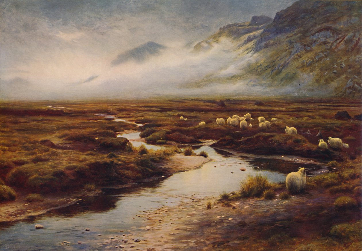 The Moss at Poolewe, c1912. av Joseph Farquharson