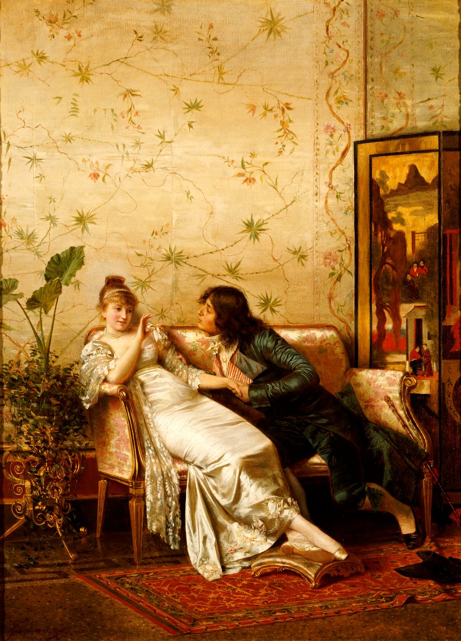 Et amorøst fremskritt av Joseph Frederick Charles Soulacroix