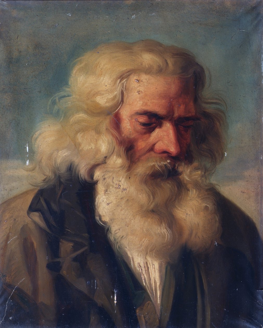 Skjegget gammel mann av Joseph Hasslwander