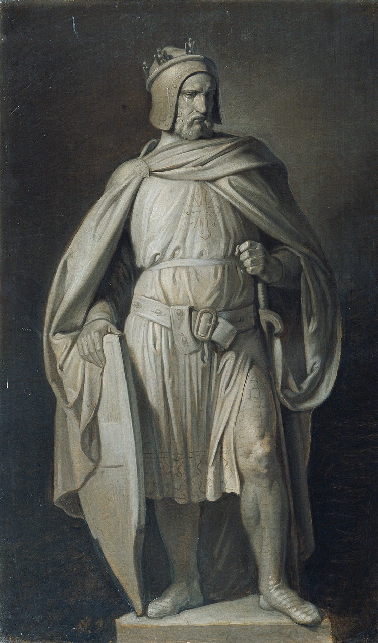 Design for en figur av rådhuset i Wien av Joseph Hasslwander