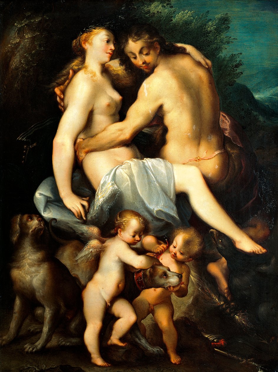 Venus og Adonis av Joseph Heintz
