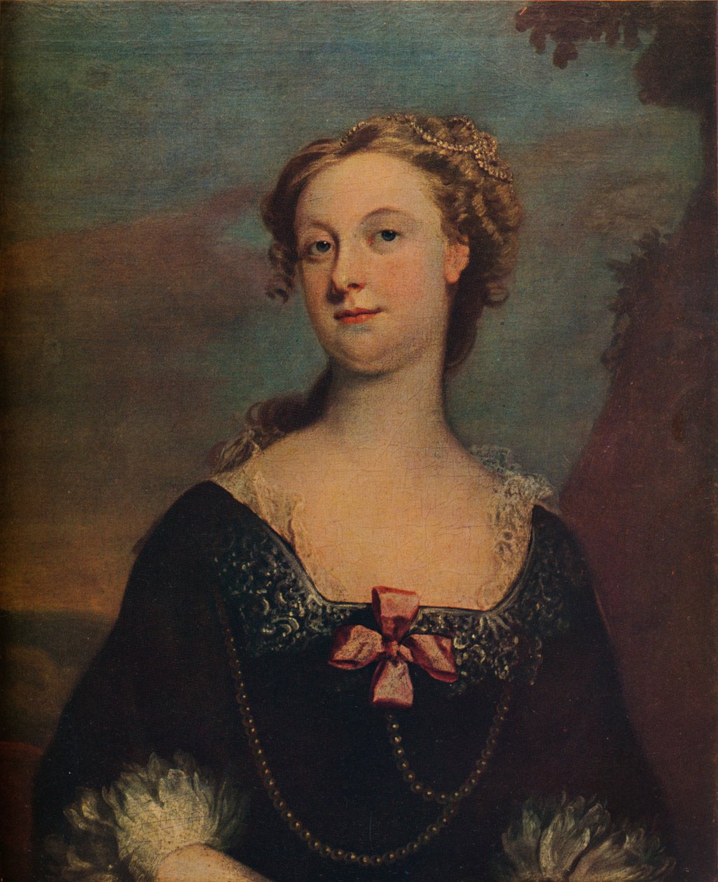 Mary Rossam, c1734, 1930. av Joseph Highmore