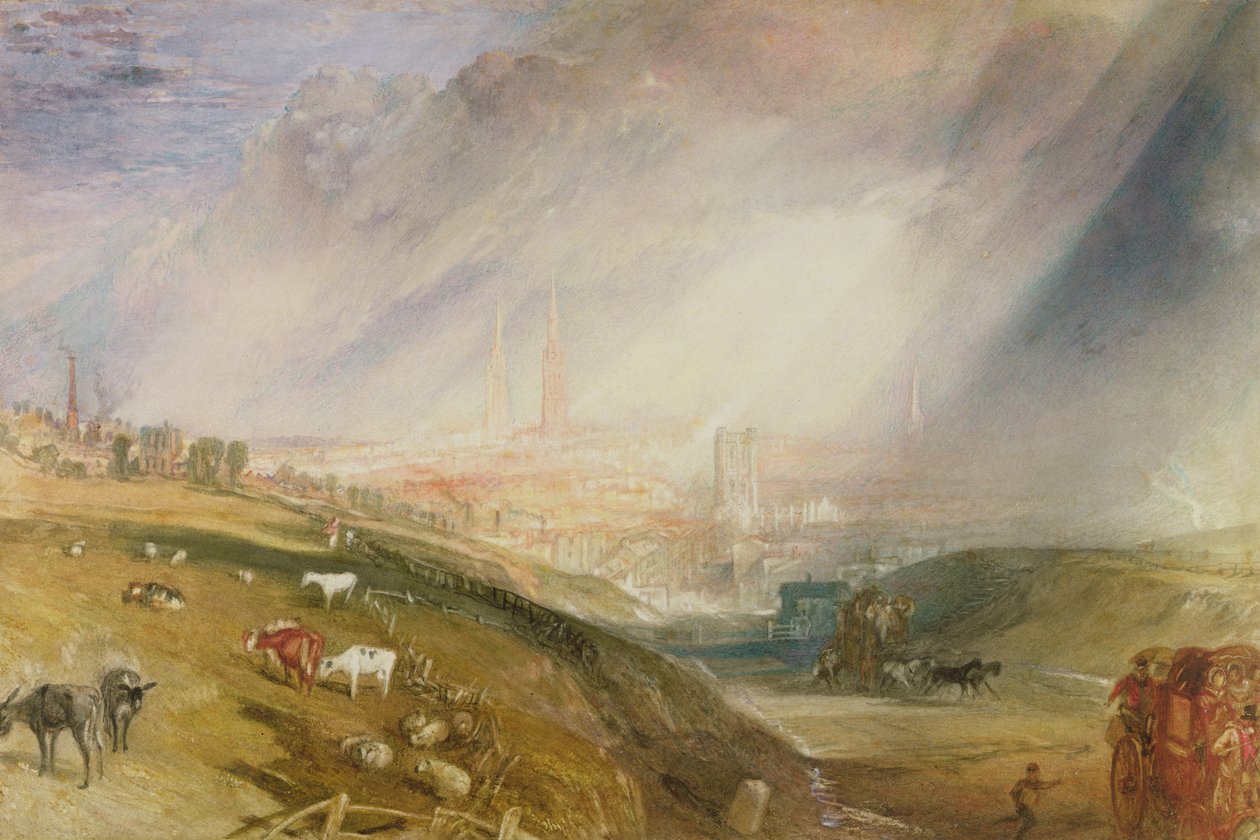 Coventry, Warwickshire, ca. 1832 av Joseph Mallord William Turner