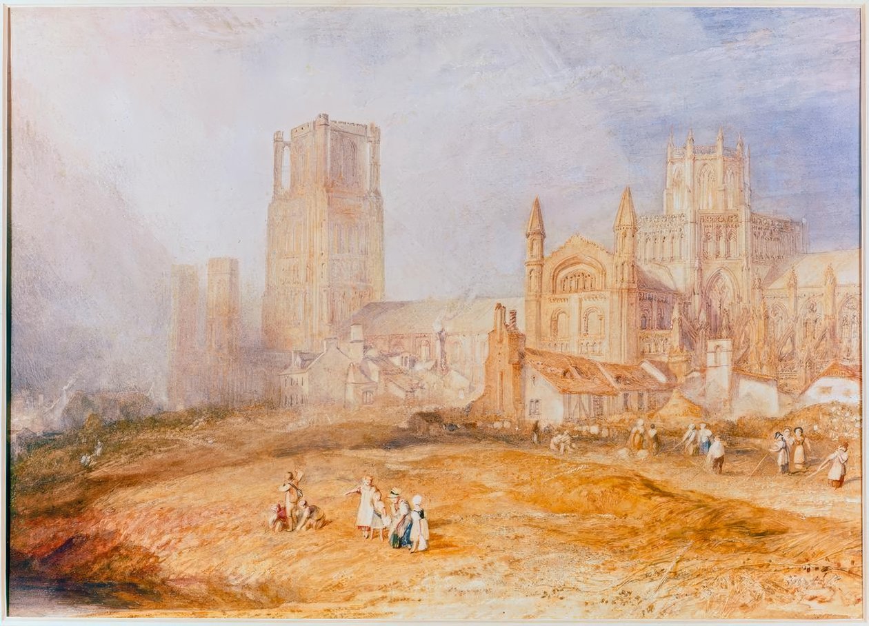 Ely Cathedral / av Turner. av Joseph Mallord William Turner