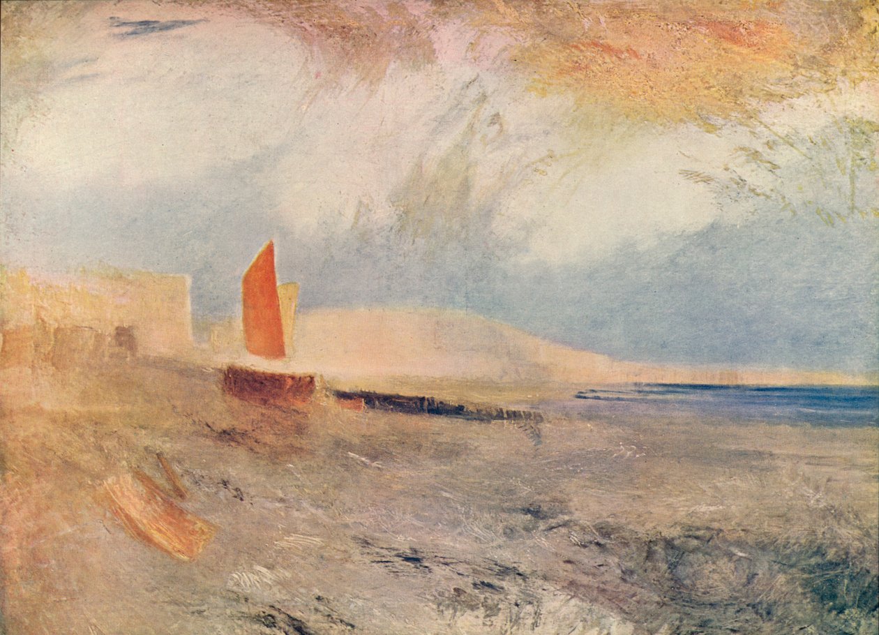 Hastings, 1800-tallet, 1910 av Joseph Mallord William Turner