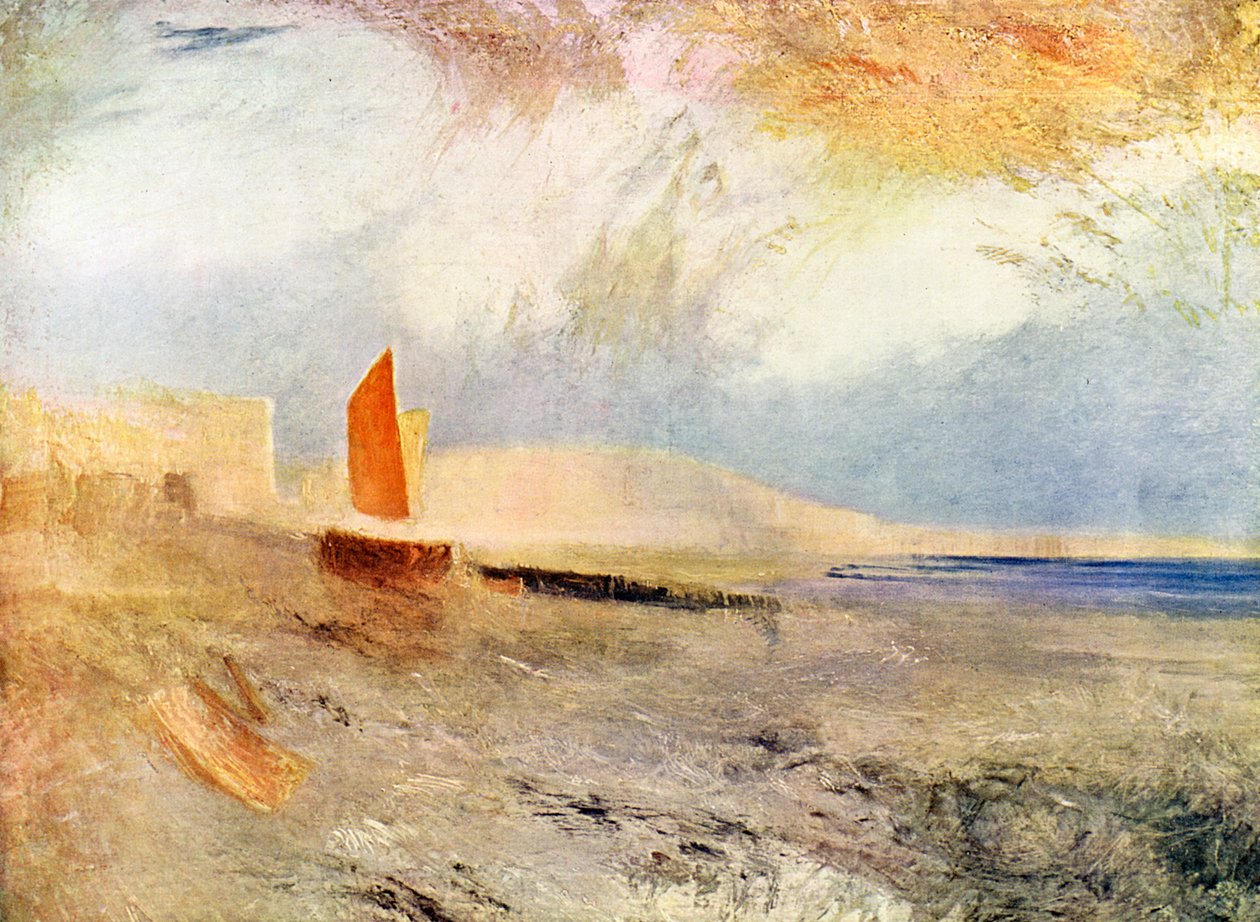 Hastings, 1800-tallet 1910. av Joseph Mallord William Turner