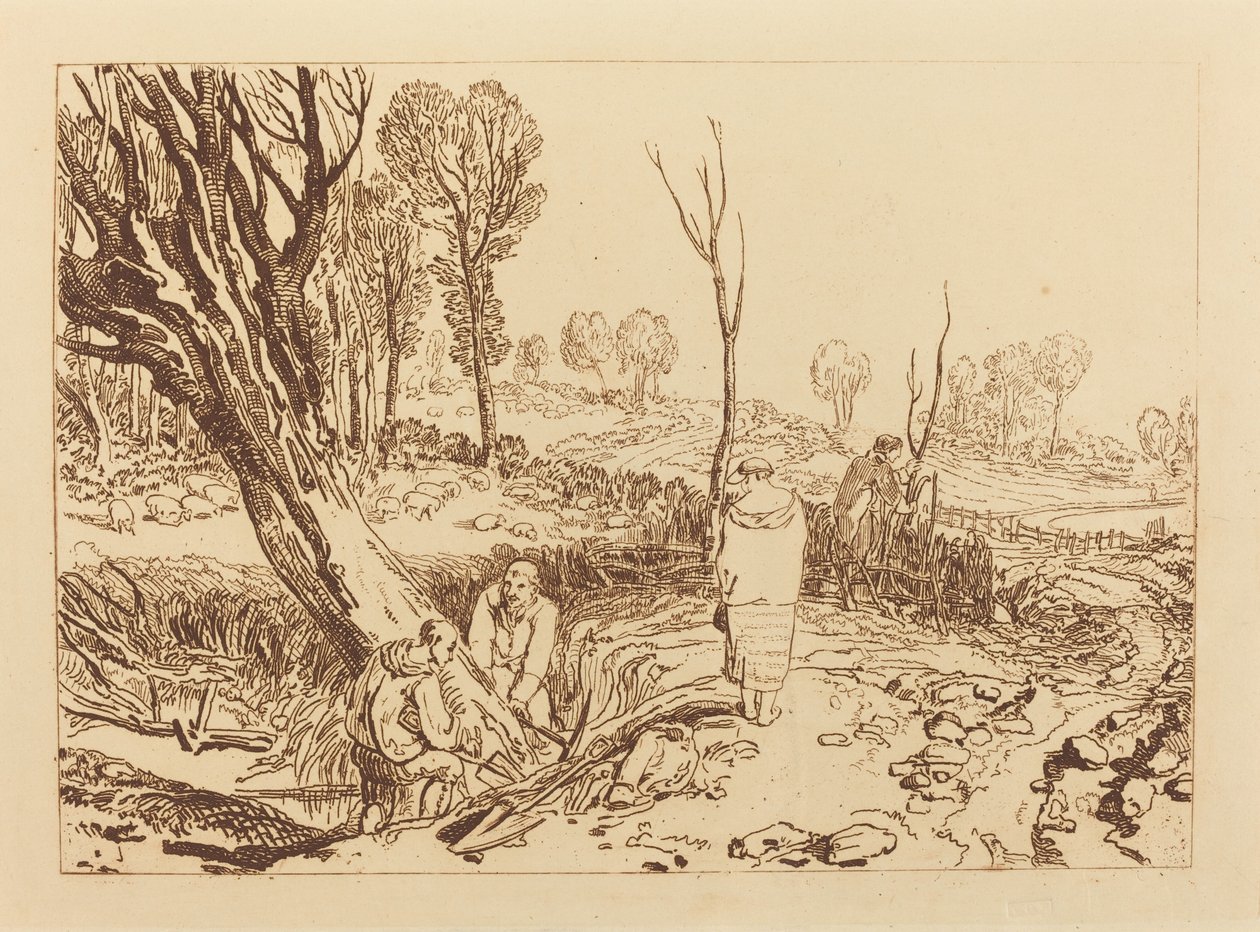 Sikring og grøfting av Joseph Mallord William Turner